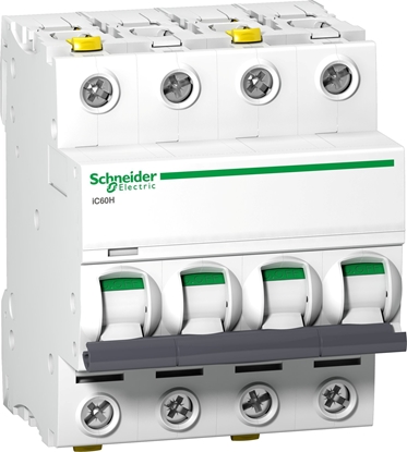 Изображение SCHNEIDER ELECTRIC IC60H CIRCUIT BREAKER 4P C10A