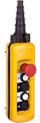 Attēls no Schneider Electric Kaseta sterownicza góra-dó/lewo-prawo 2-biegowa + przycisk bezpieczestwa (XACA4913)