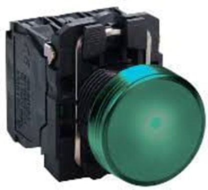 Attēls no Schneider Electric Lampka sygnalizacyjna 22mm zielona (XB5AVM3)