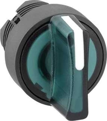 Picture of Schneider Electric Napd przecznika 3 pooeniowego zielony z podwietleniem z samopowrotem ZB5AK1533