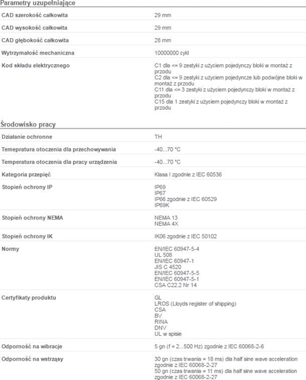 Picture of Schneider Electric Napd przycisku biay z podwietleniem z samopowrotem (ZB4BW11)