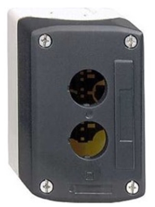 Attēls no Schneider Electric Obudowa kasety 2-otworowa 22mm szara IP65 - XALD02