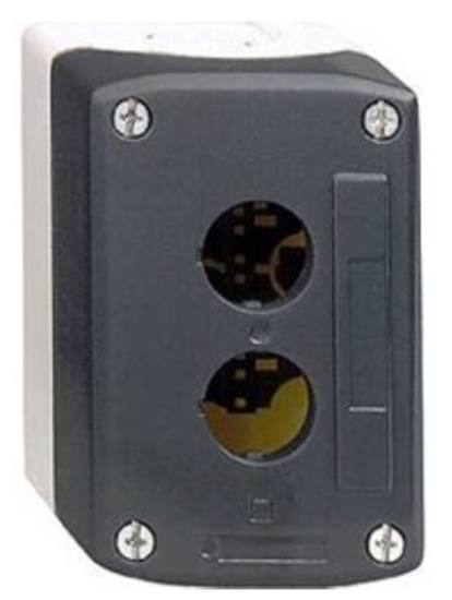 Picture of Schneider Electric Obudowa kasety 2-otworowa 22mm szara IP65 - XALD02