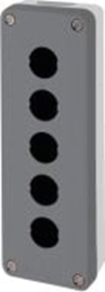 Attēls no Schneider Electric Obudowa kasety 5-otworowa 22mm szara IP65 (XALD05)