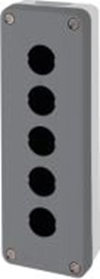 Picture of Schneider Electric Obudowa kasety 5-otworowa 22mm szara IP65 (XALD05)