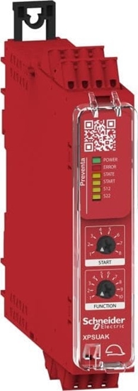 Picture of Schneider Electric Preventa XPS Universal Modu bezpieczestwa Kat.4 24 V AC/DC 2 Z + 1 R Zaciski sprynowe XPSUAK12AC