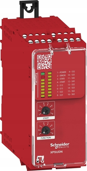 Picture of Schneider Electric Preventa XPS Universal Modu bezpieczestwa Kat.4 24 V AC/DC 3 Z + 1 R Zaciski rubowe XPSUDN13AP