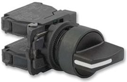 Picture of Schneider Electric Przecznik 3 pooeniowy pokrto 22mm czarny 2Z bez samopowrotu (XB5AD33)