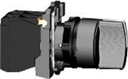 Picture of Schneider Electric Przecznik 3 pooeniowy pokrto 22mm czarny 2Z z samopowrotem (XB5AD53)