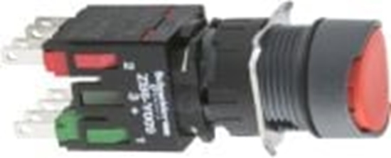 Picture of Schneider Electric Przycisk sterowniczy 16mm 1Z/1R z samopowrotem czerwony IP65 (XB6AA45B)
