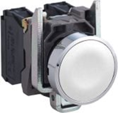 Picture of Schneider Electric Przycisk sterowniczy 22mm biay 1Z z samopowrotem (XB4BA11)