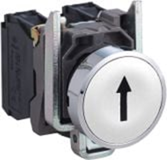 Picture of Schneider Electric Przycisk sterowniczy 22mm biay z samopowrotem 1Z (XB4BA3341)