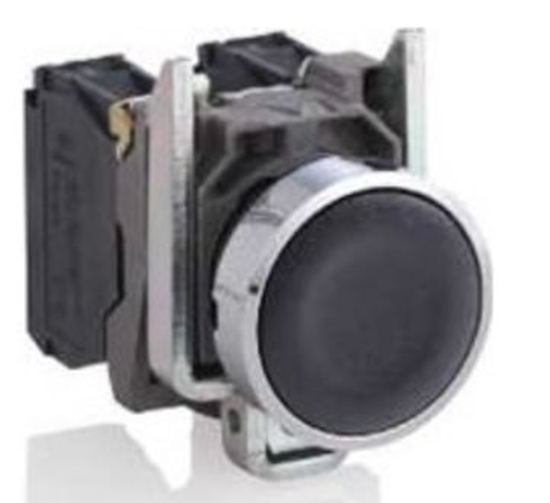 Picture of Schneider Electric Przycisk sterowniczy 22mm czarny z samopowrotem - XB4BA21