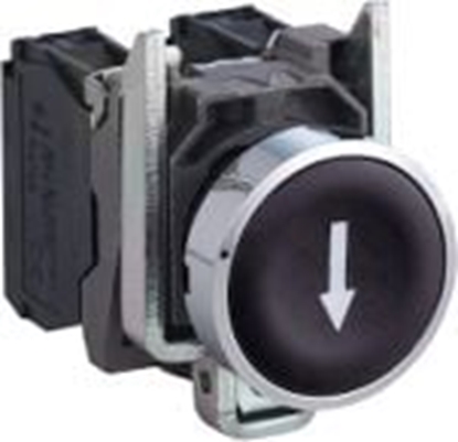 Picture of Schneider Electric Przycisk sterowniczy 22mm czarny z samopowrotem 1Z (XB4BA3351)