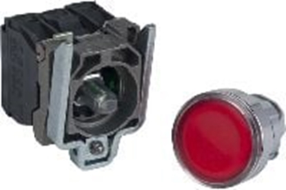 Picture of Schneider Electric Przycisk sterowniczy 22mm czerwony z samopowrotem z podwietleniem 1Z 1R (XB4BW34B5)