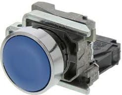 Picture of Schneider Electric Przycisk sterowniczy 22mm niebieski z samopowrotem 1Z (XB4BA61)