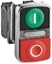 Picture of Schneider Electric Przycisk sterowniczy 22mm podwójny czerwony/zielony z samopowrotem z podwietleniem 1Z 1R (XB4BW73731M5)