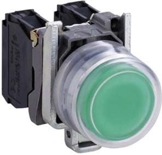 Picture of Schneider Electric Przycisk sterowniczy 22mm zielony z samopowrotem 1Z (XB4BP31)