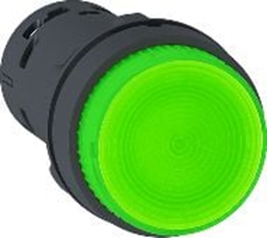 Picture of Schneider Electric Przycisk sterowniczy 22mm zielony z samopowrotem z podwietleniem 1Z (XB7NW3361)