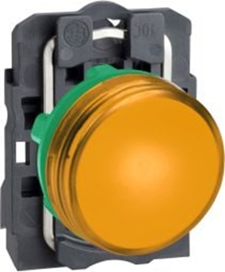 Picture of Schneider Electric Przyciski sterownicze kompletne O22 zwyka soczewka LED 230-240V (XB5AVM5)