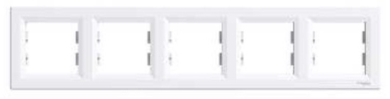 Picture of Schneider Electric Ramka piciokrotna Asfora pozioma biaa EPH5800521