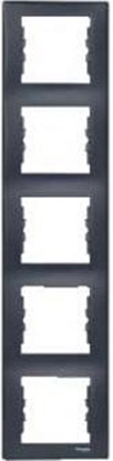 Attēls no Schneider Electric Ramka piciokrotna Sedna pionowa grafitowa (SDN5801570)