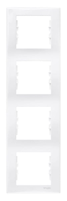 Attēls no Schneider Electric Ramka poczwórna Sedna biaa SDN5802021