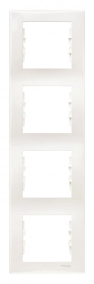 Attēls no Schneider Electric Ramka poczwórna Sedna kremowa SDN5802023