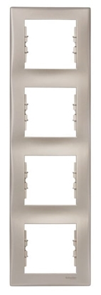 Attēls no Schneider Electric Ramka poczwórna Sedna satyna SDN5802068