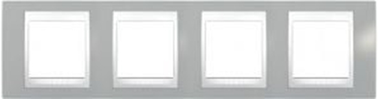 Изображение Schneider Electric Ramka poczwórna Unica Plus szary pozioma (MGU6.008.865)