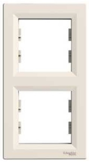 Picture of Schneider Electric Ramka podwójna Asfora kremowa EPH5810223