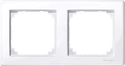 Attēls no Schneider Electric Ramka podwójna Merten System M biaa (MTN478225)