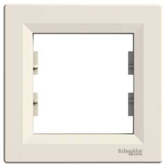 Picture of Schneider Electric Ramka pojedyncza Asfora kremowa EPH5800123