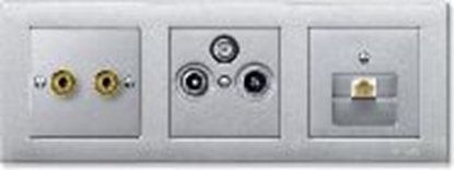 Attēls no Schneider Electric Ramka potrójna aluminium (MTN486360)