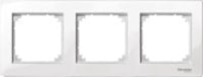 Picture of Schneider Electric Ramka potrójna Merten M-Plan biel polarna (MTN515319)