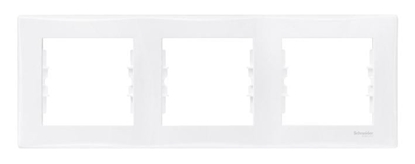 Attēls no Schneider Electric Ramka potrójna Sedna pozioma biaa (SDN5800521)