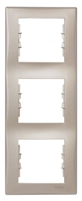 Attēls no Schneider Electric Ramka potrójna Sedna satynowa SDN5801368