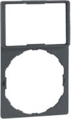 Picture of Schneider Electric Szyld opisowy 30 x 50mm z etykiet biay/óty 22mm czarny prostoktny (ZBY6102)