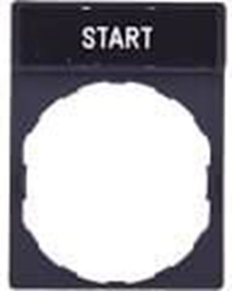 Picture of Schneider Electric Szyld opisowy z etykiet START (ZBY2303)