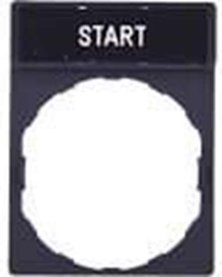 Picture of Schneider Electric Szyld opisowy z etykiet START (ZBY2303)