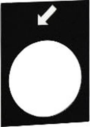 Picture of Schneider Electric Tabliczka opisowa biaa prostoktna 30 x 40mm START-KLAKSON (ZB2BY4935)