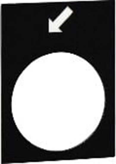 Picture of Schneider Electric Tabliczka opisowa biaa prostoktna 30 x 40mm START-KLAKSON (ZB2BY4935)