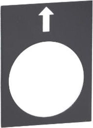 Picture of Schneider Electric Tabliczka opisowa czarna prostokatna 30x40mm (ZB2BY2910)