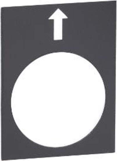 Picture of Schneider Electric Tabliczka opisowa czarna prostokatna 30x40mm (ZB2BY2910)