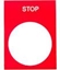 Picture of Schneider Electric Tabliczka opisowa czerwona prostoktna 30x40mm STOP (ZB2BY2304)