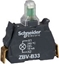 Attēls no Schneider Electric Zestaw wietlny z diod LED BA9s 230V AC bez lampki (ZBV6)