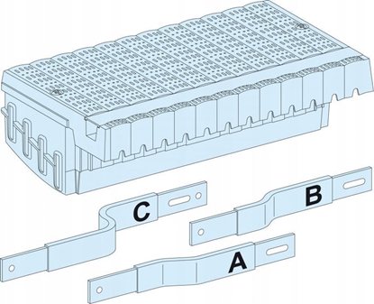 Picture of Schneider PrismaSet Blok dystrybucyjny do NSX250 na stae z dwigni 3P LVS04403