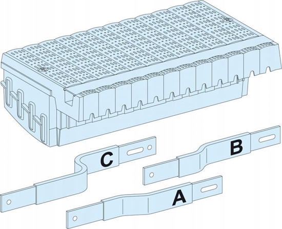 Picture of Schneider PrismaSet Blok dystrybucyjny do NSX250 na stae z dwigni 3P LVS04403