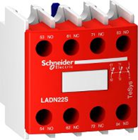 Picture of Schneider Styk pomocniczy 2Z 2R monta czoowy czerwony PREVENTA (LADN22S)