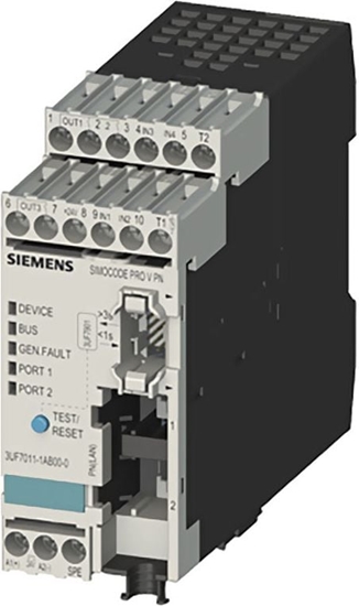 Picture of Siemens Elektroniczny modu zabezpieczajcy silnik 4we/3wy 24V DC ETHERNET RJ45 (3UF7011-1AB00-0)
